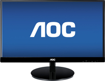 AOC - 21.5" IPS LED HD Monitor - Black