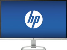 HP - 27" IPS LED FHD Monitor - Natural silver