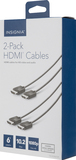Insignia™ - 6' 4K UltraHD HDMI Cable (2-pack) - Black